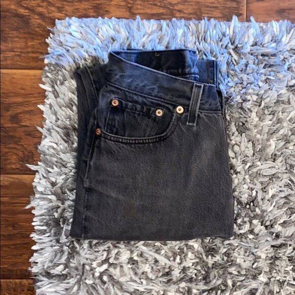 Vintage Black Levi’s Faded & Distressed Jeans - Picture 1 of 12